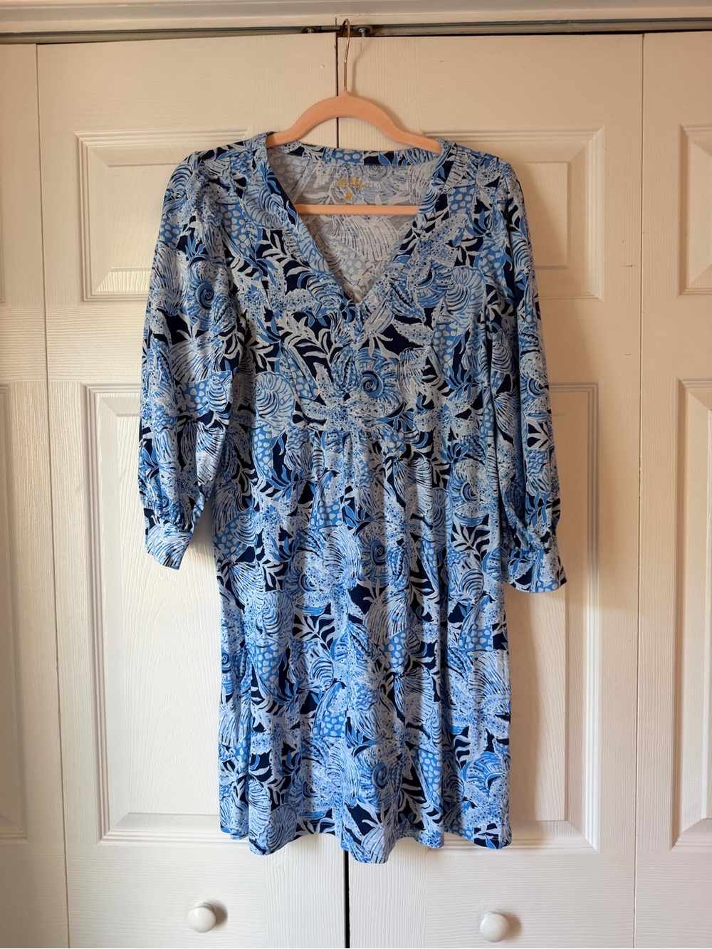 Lilly Pulitzer Blue & Navy Empire-Waist Dress